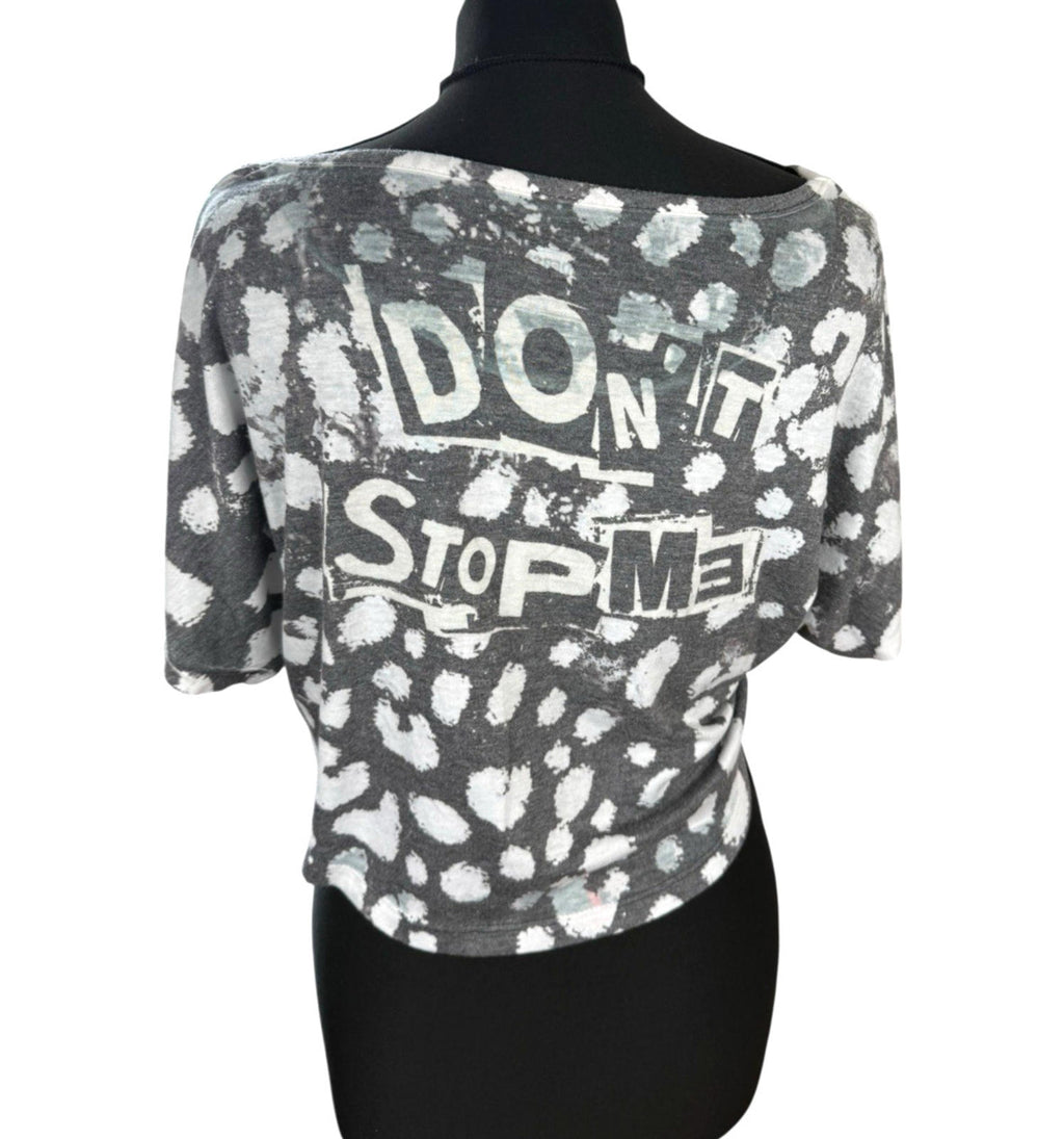 Understar Cropped T-shirt Graphic Print Relaxed Fit Women’s UK Size M