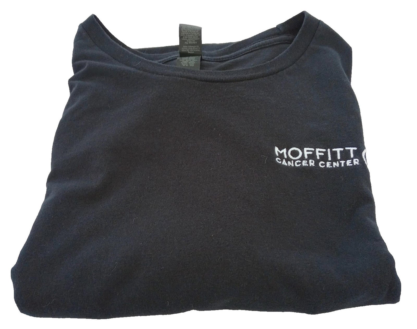 Moffitt Cancer Center T-Shirt Men's UK Size 2XL Black Crew Neck 100% Cotton
