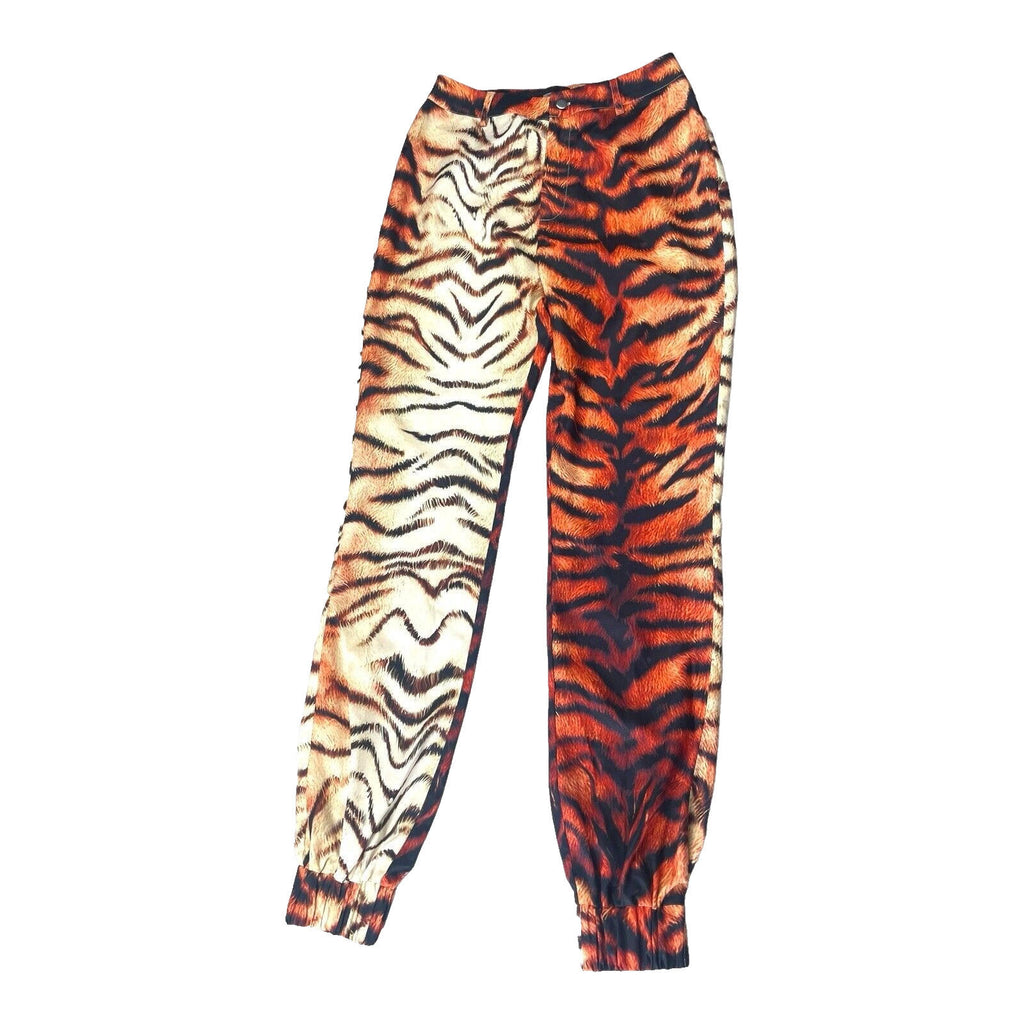 Pretty Little Thing Tiger Print Trousers Women’s UK Size 10