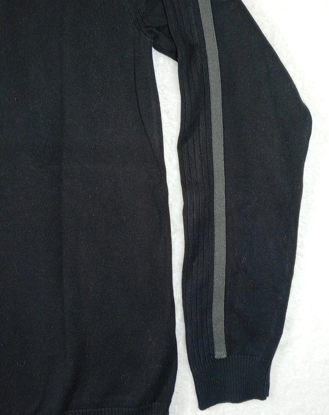 Calvin Klein Knit Jumper Men's UK Size L Black Long Sleeve 100% Cotton Crew Neck