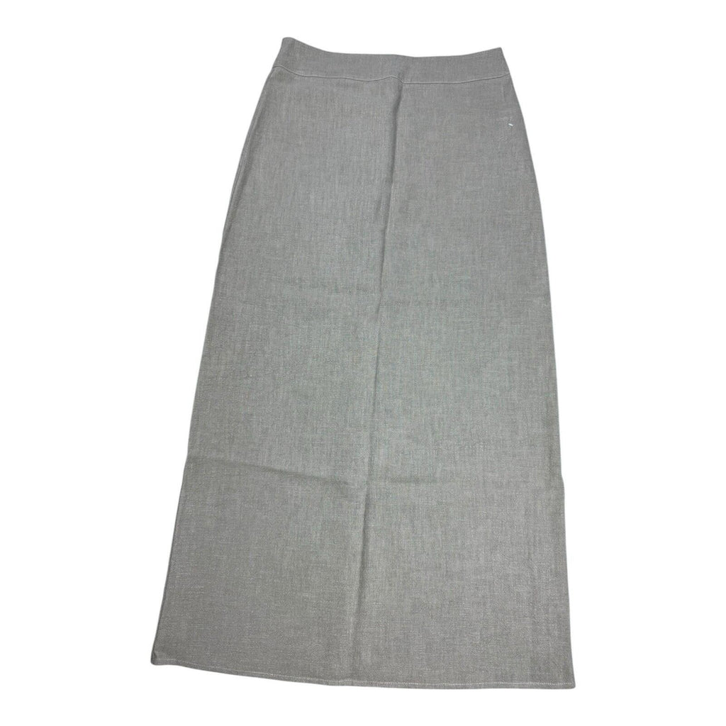 Linein Maxi Skirt Women’s UK Size S Kahki Green High Waist Zip Fastening