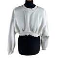 Zara Beige Cropped Sweater Jumper Crew Neck Women’s UK Size S