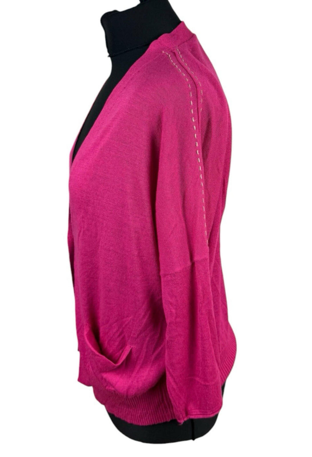 United Colours of Benetton Cardigan Women’s UK One size Lightweight Bright Pink