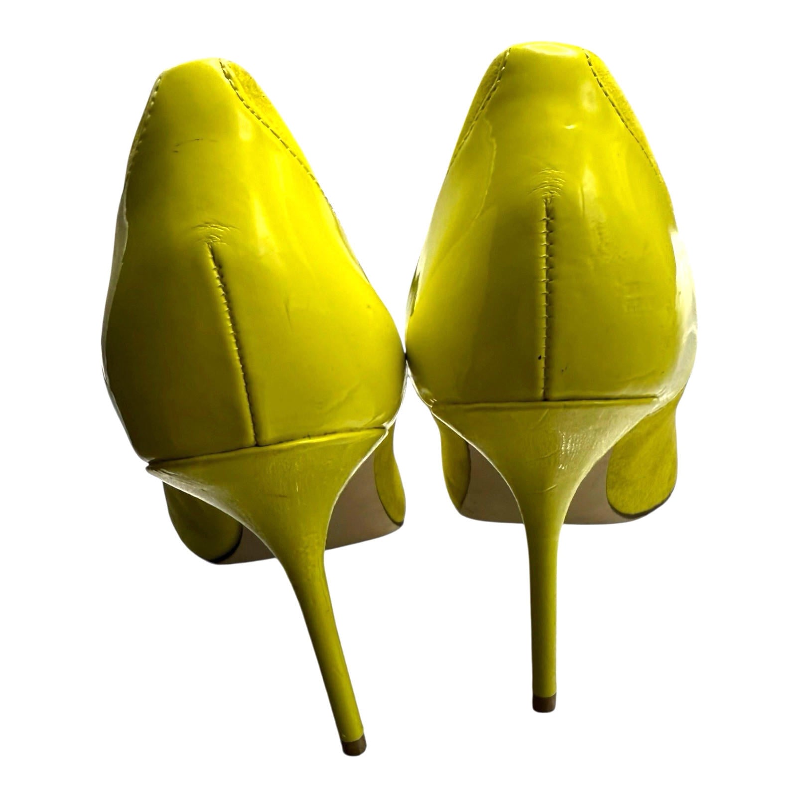 River Island Yellow Shoes Stiletto Pointed Toe Women’s UK Size 6