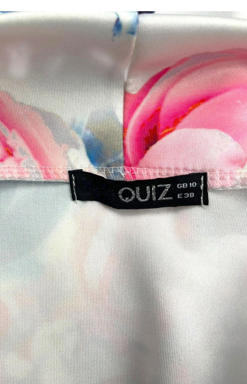 Quiz Occasion Dress Floral A-Line Off Shoulder Women’s UK Size 10