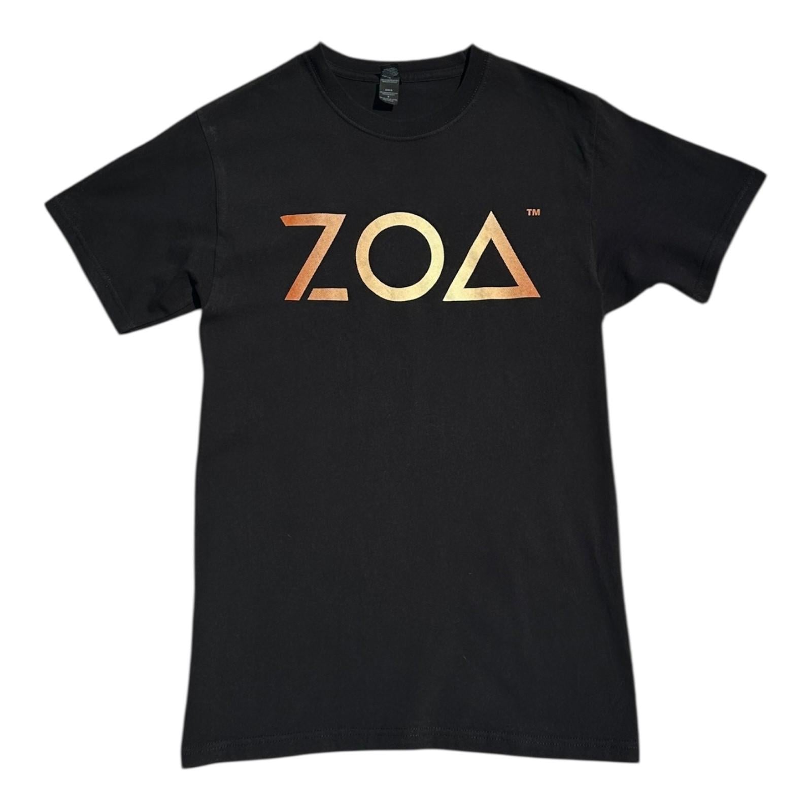 ZOA T-Shirt Men's UK Size S Black 2022 DC Comics Black Adam The Rock Summer
