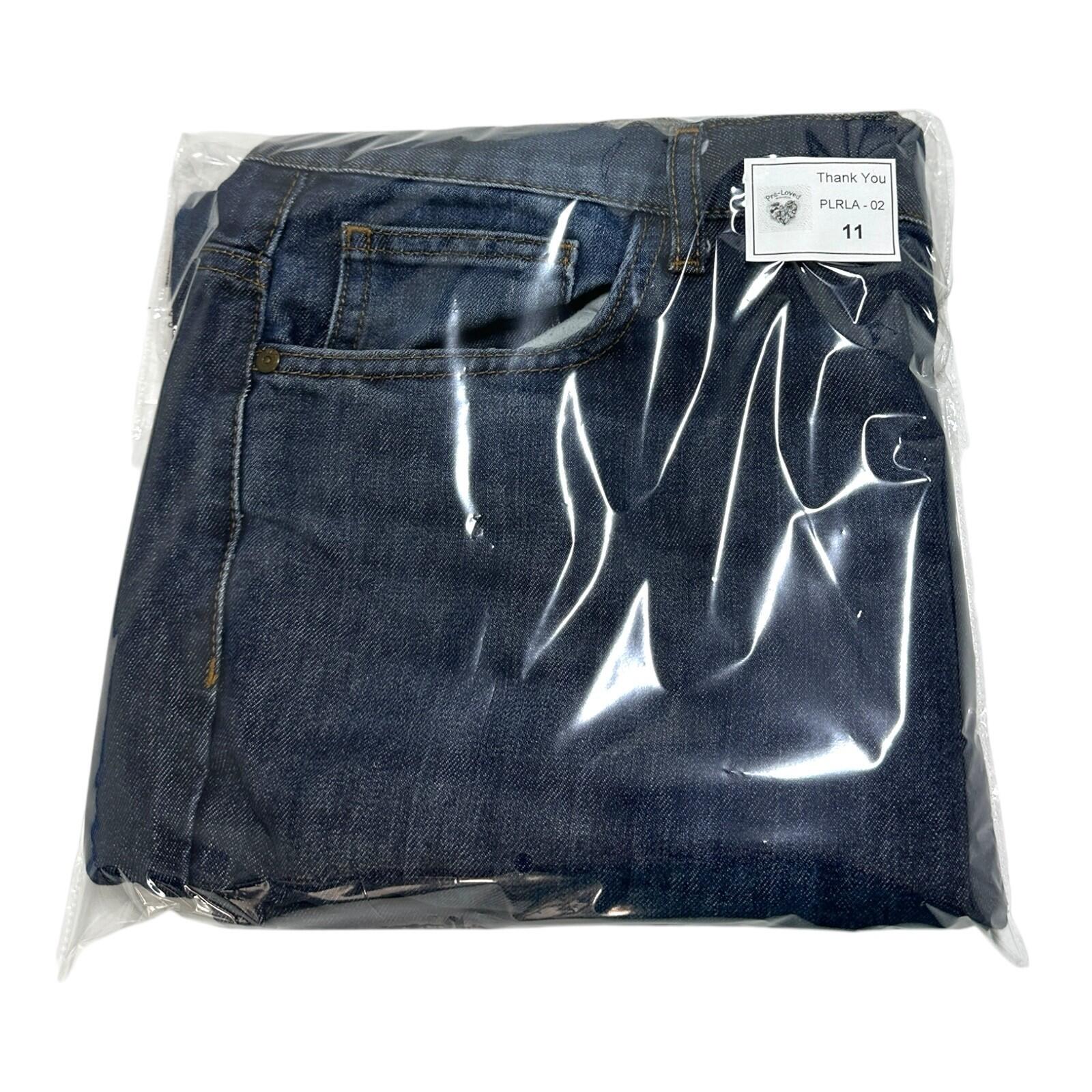 Denim Co Jeans Men's UK Size 36W 32L Blue Straight Zip Front 5 Pocket