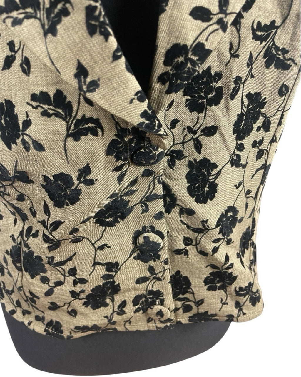 Ravi London Waistcoat Textured Collared Mid Length Sleeveless Women’s UK Size 8
