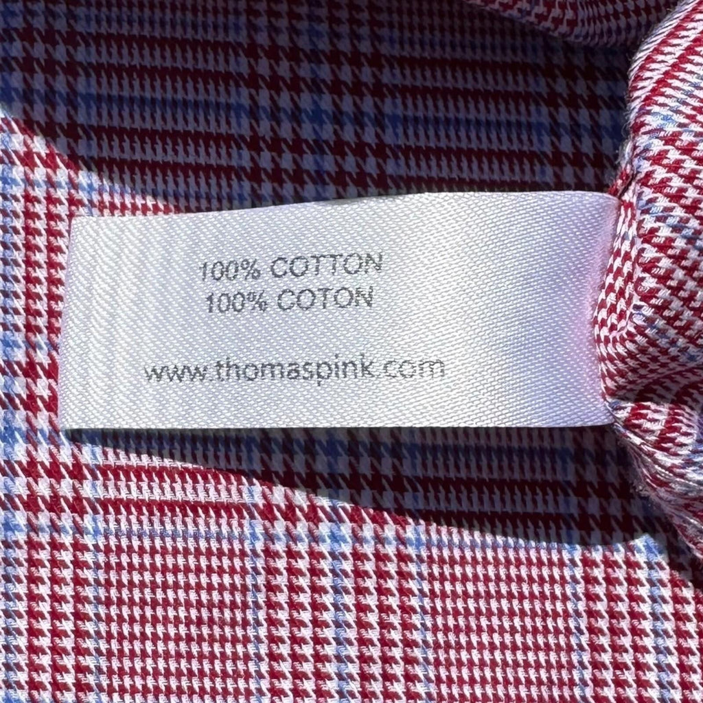 PINK Thomas Pink Shirt Prestige Long Sleeve French Cuff Men's UK Size L