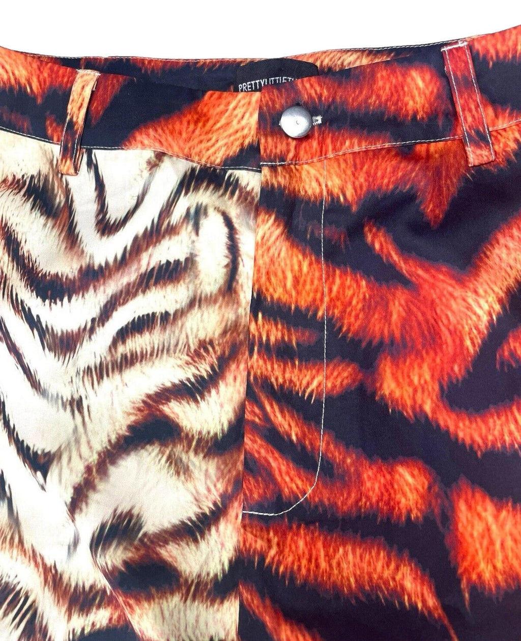 Pretty Little Thing Tiger Print Trousers Women’s UK Size 10
