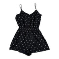Divided Black Chiffon Romper Playsuit Polka Dot Women’s UK Size 6