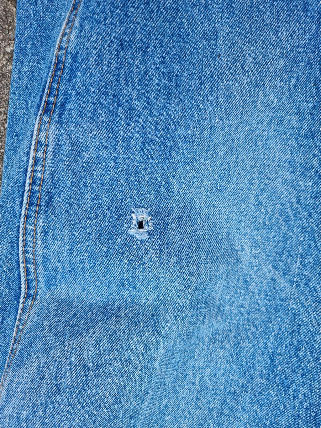 Georgio Rivera Retro Jeans Men's UK Size W30 L30 Blue Denim Straight Leg 90's