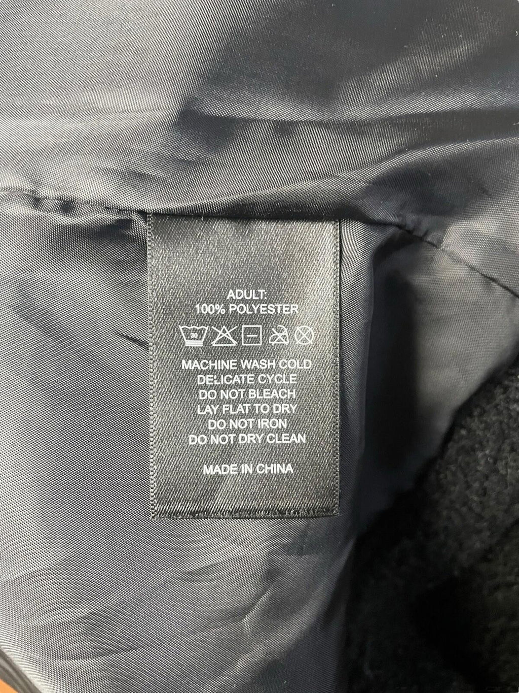 Paraphrase Black Teddy Fleece Jacket Women’s UK Size 10