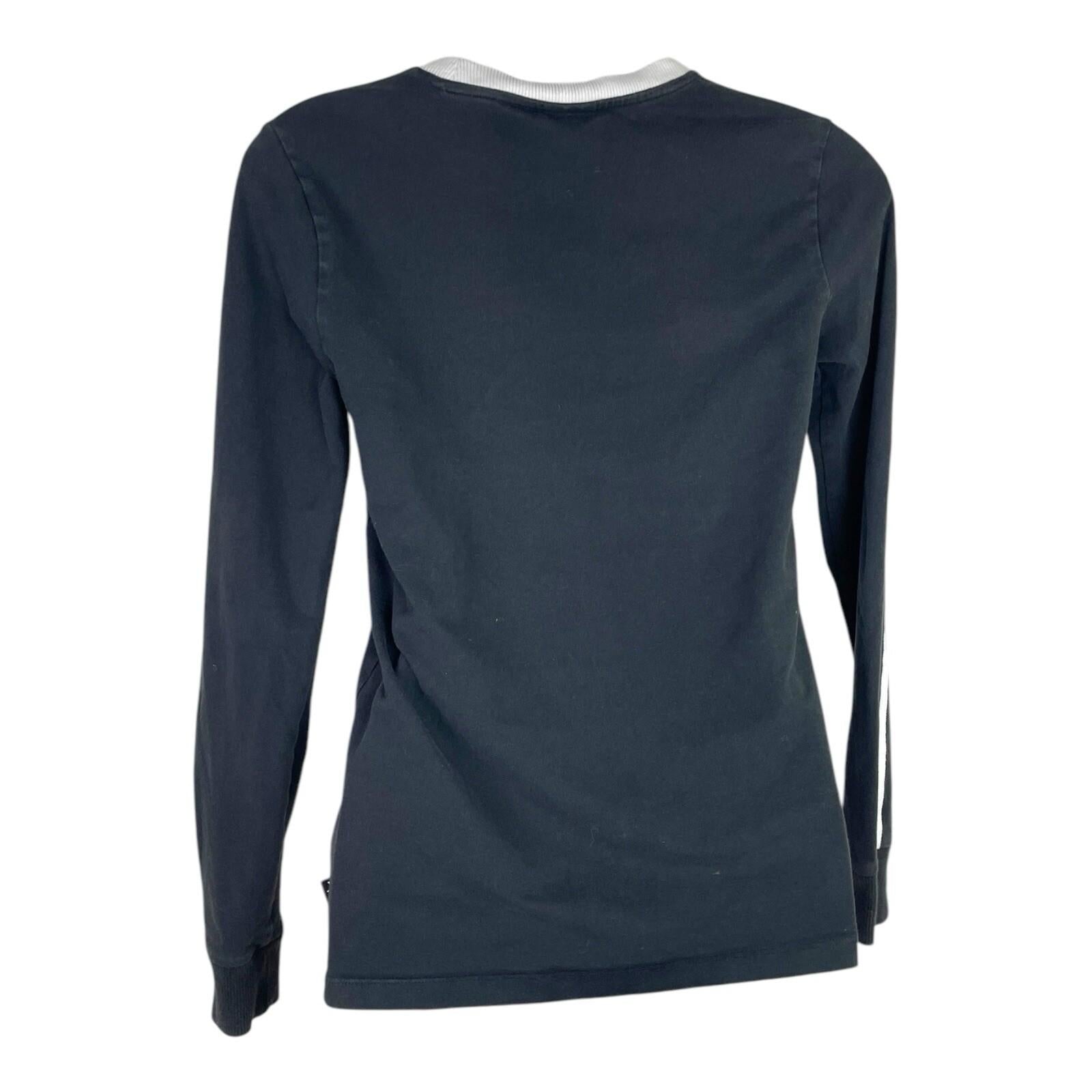 Adidas Black Long Sleeve T-shirt Top Women’s UK Size 6