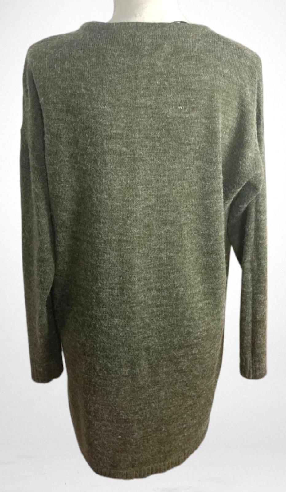 Vila Jumper Dress Green Over Sized Summer Women's UK Size M