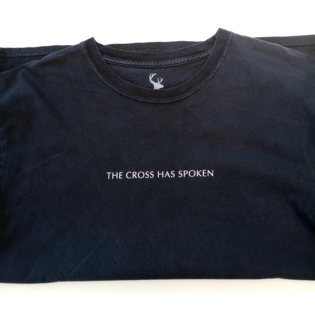 Bethel Music T-Shirt Men's UK Size L Black The Cross Has Spoken Graphic Print
