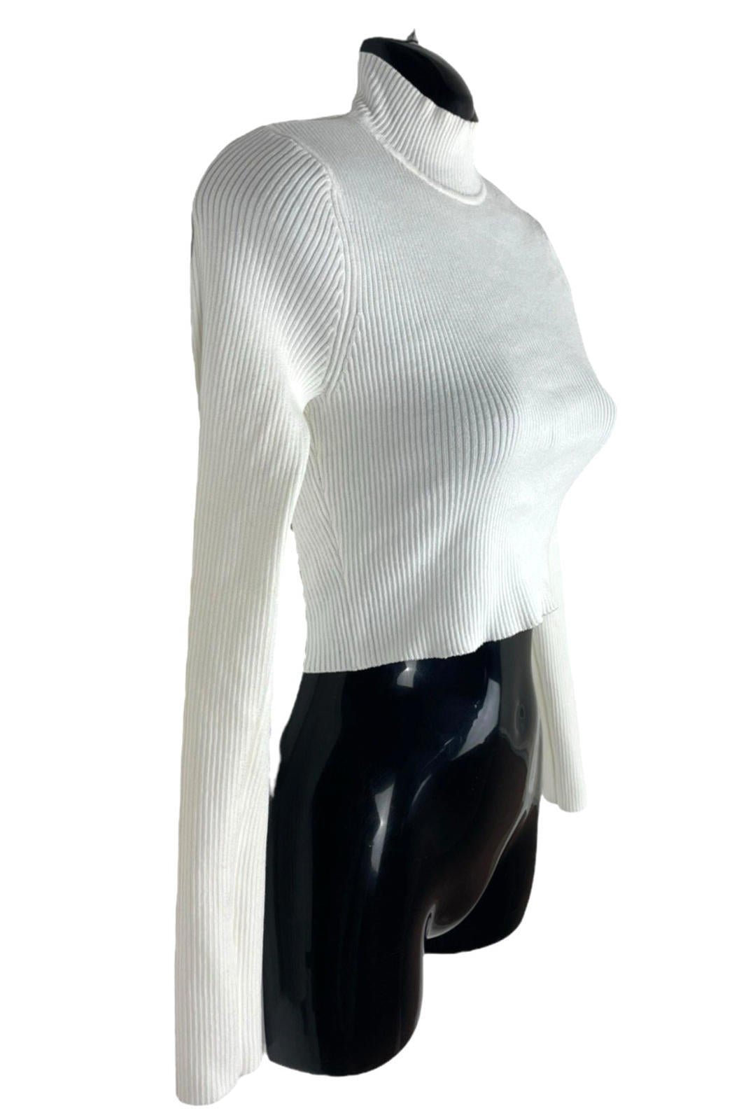 Divided Ivory Long Sleeve Crop Top Women’s UK Size S