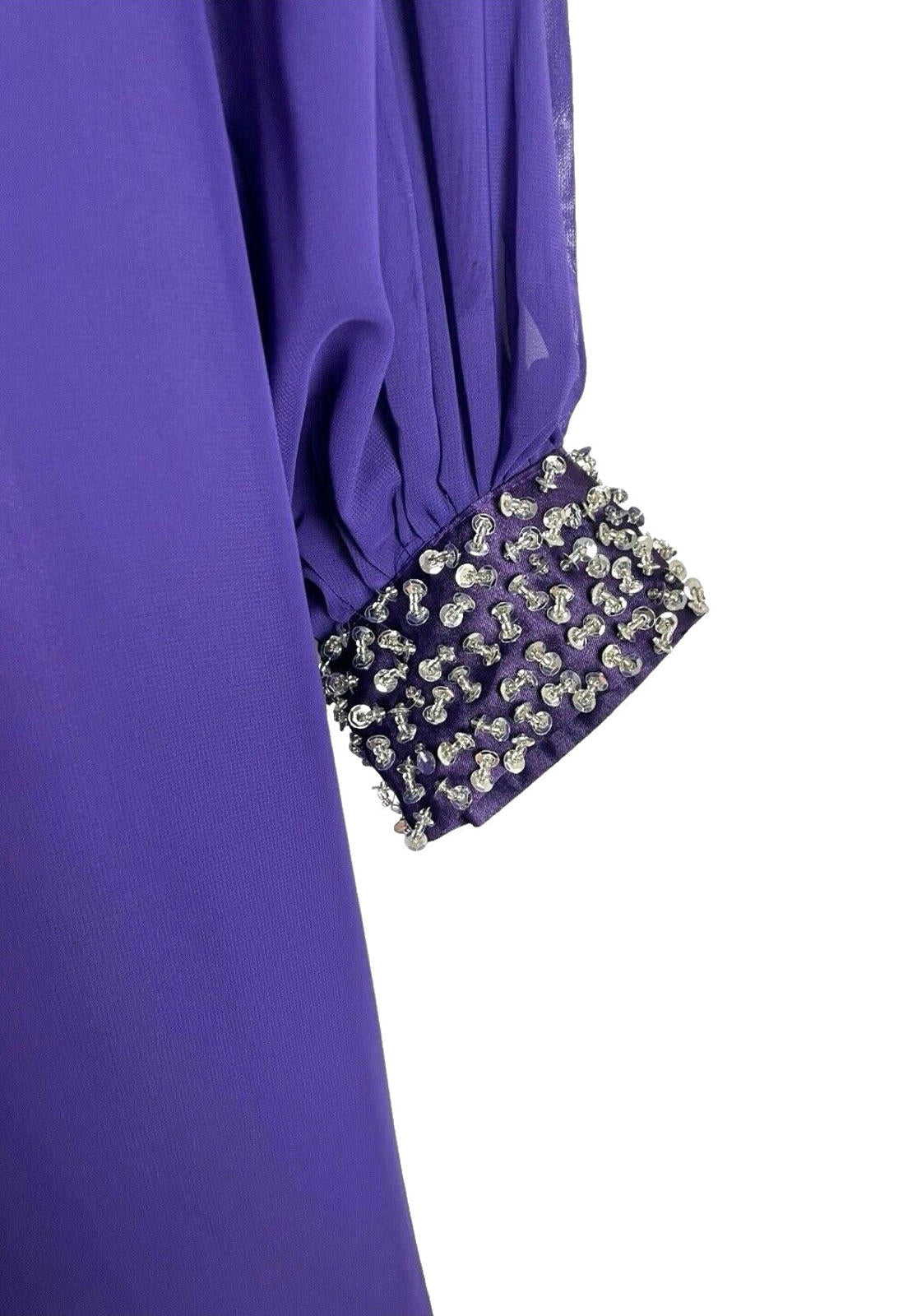 Light In The Box Occasion Dress Women's UK Size 12 Embezzled Regency Purple