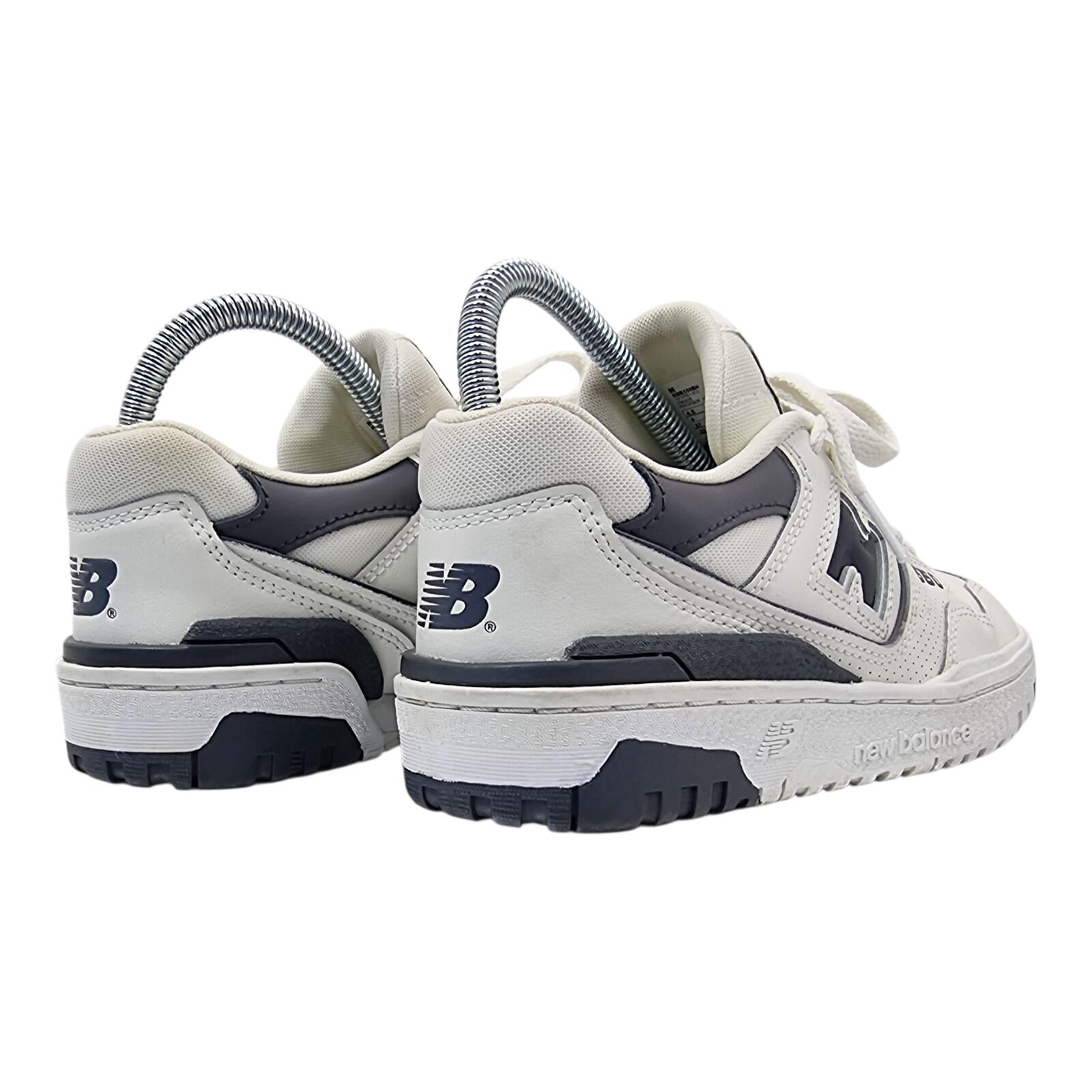 New Balance 550 Trainers Women's UK Size 4 Shoe White Black Synthetic Leather