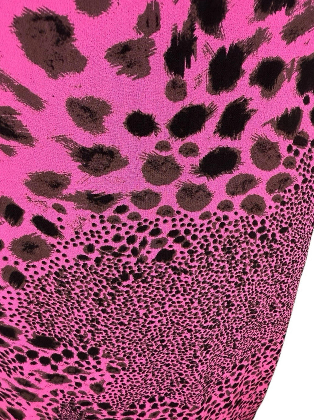 Next Chiffon Top Sheer Leopard Print Pink Lightweight Women’s UK Size 14