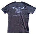 Fightback Transportation T-Shirt Women's UK Size L Black Crew Neck Bulldog Print