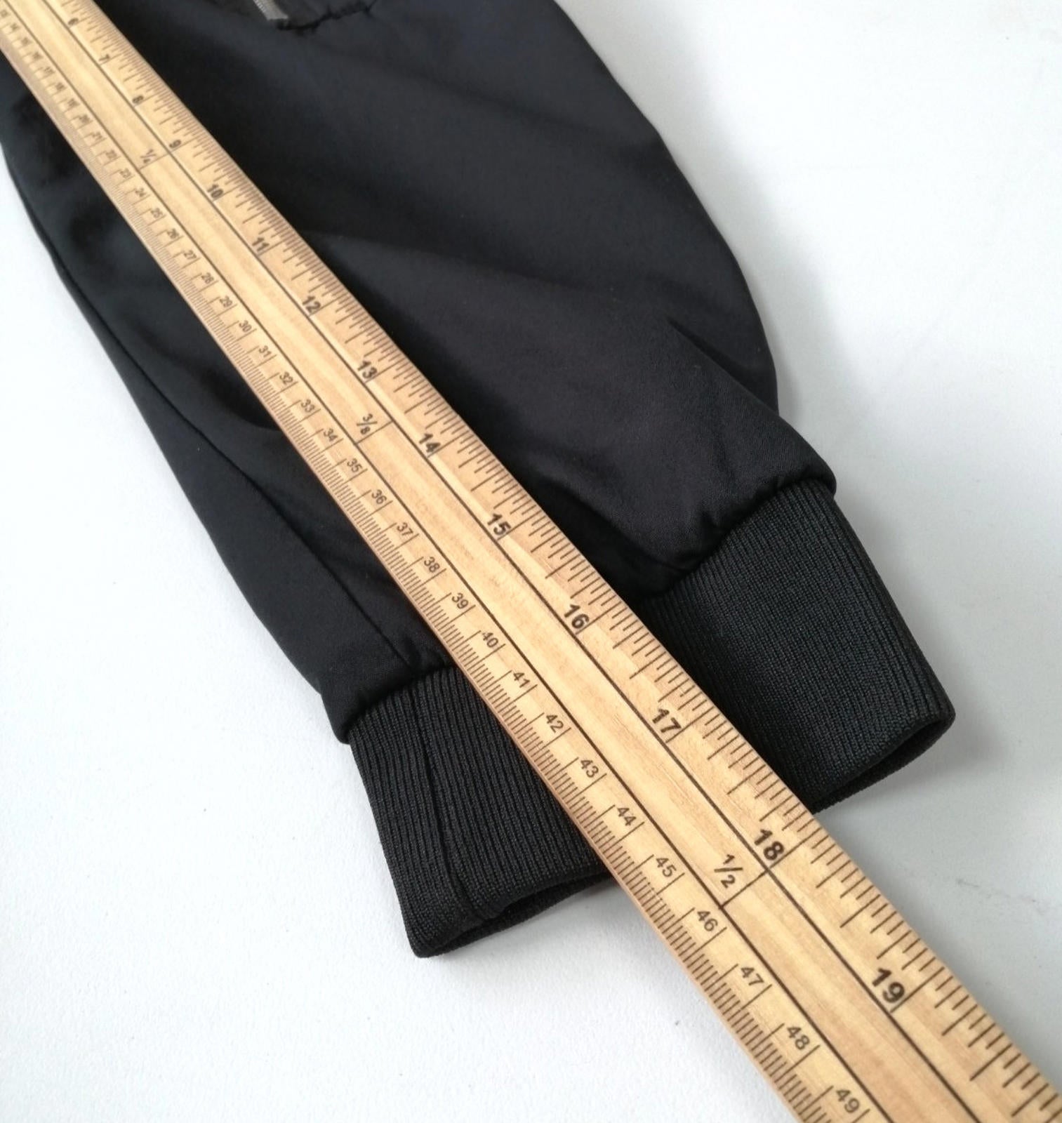 Manfinity Bomber Jacket Men's UK Size S Black Coat Zip Pockets