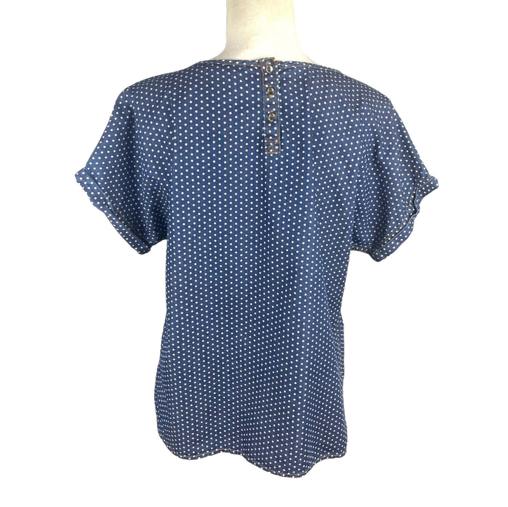 Dessert Lilly T-Shirt Blouse Top Polka Dot Women's UK Size 12