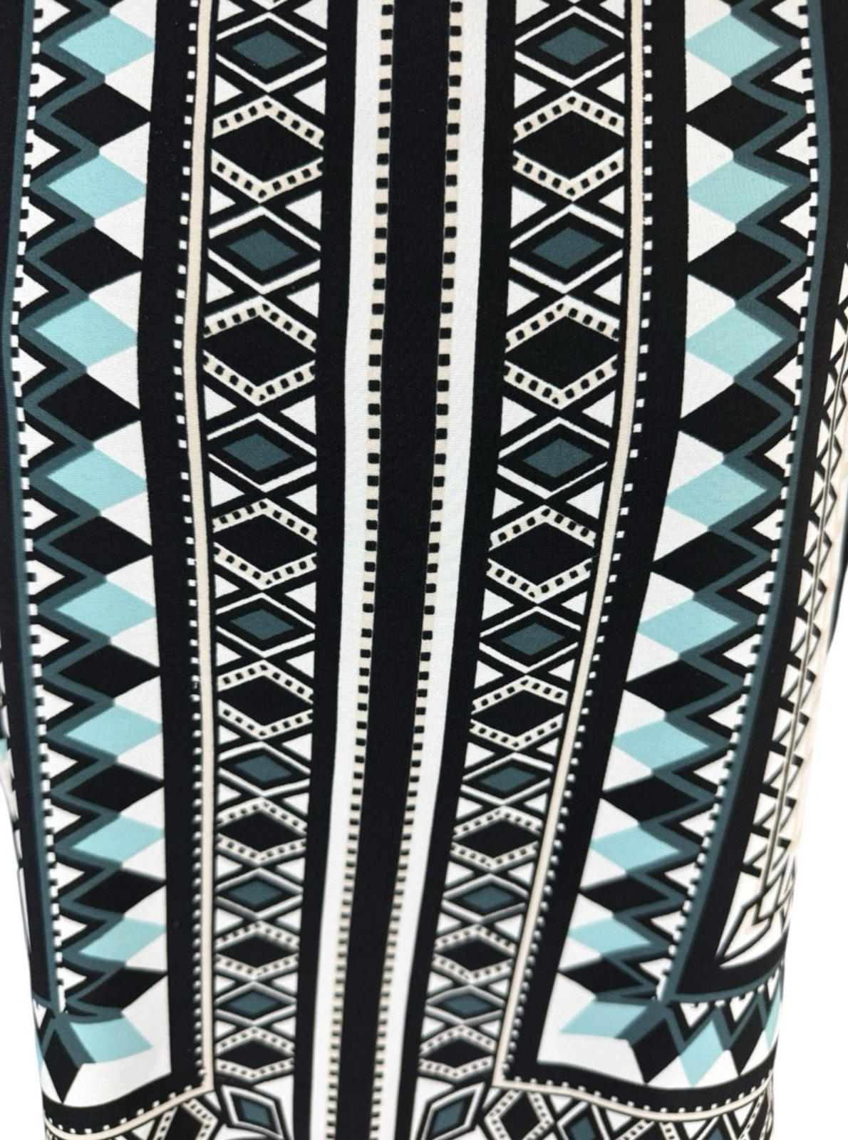 River Island Pattern Top Open Back Lightweight Short Sleeve Women’s UK Size 12
