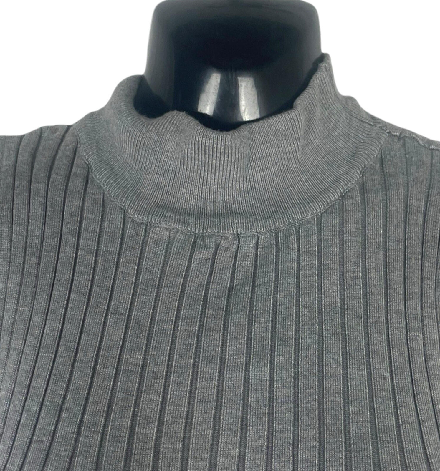 IX London Ribbed Bodycon Dress Women’s UK Size L Stretch Cut Out Side Mini Grey
