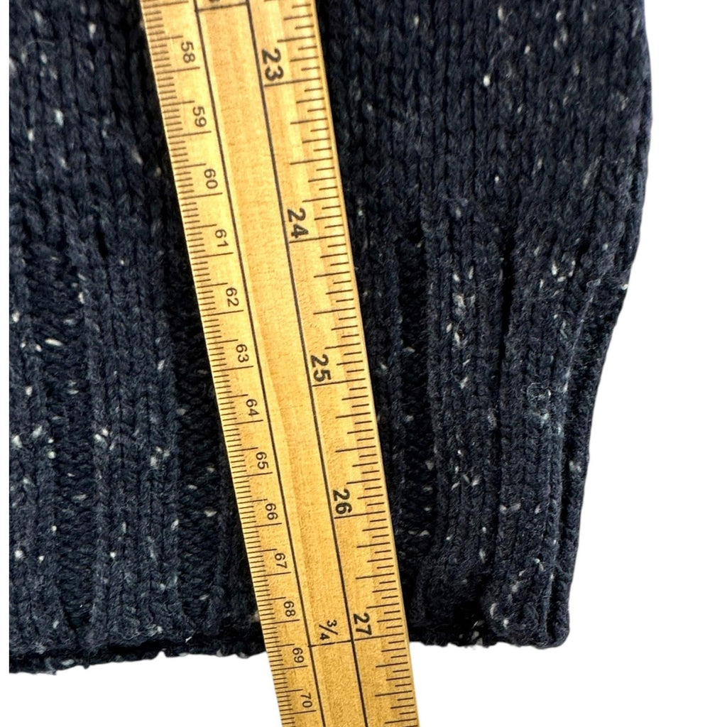 Nautica Knit Jumper Men's UK Size M Blue Long Sleeve Easy Care V-Neck Chunky