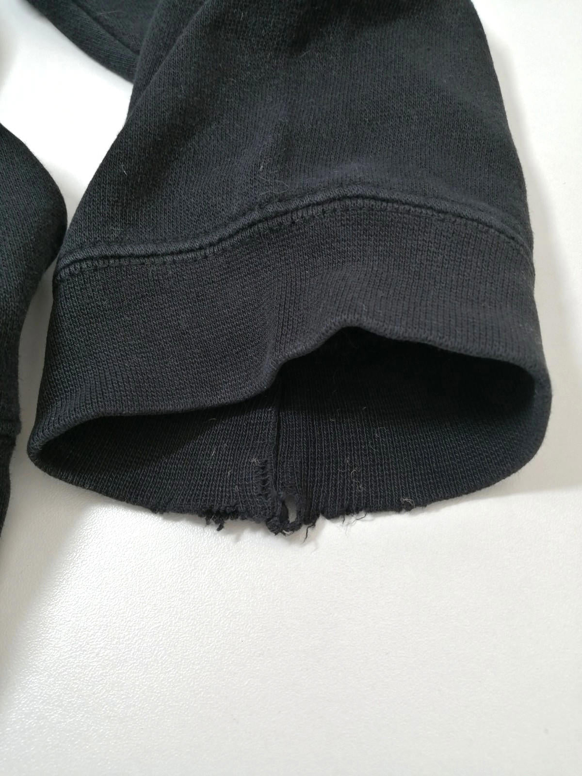PURDUE Colour Block Hoodie Men's Size M Black Grey Jersey Hooded Pockets Sports