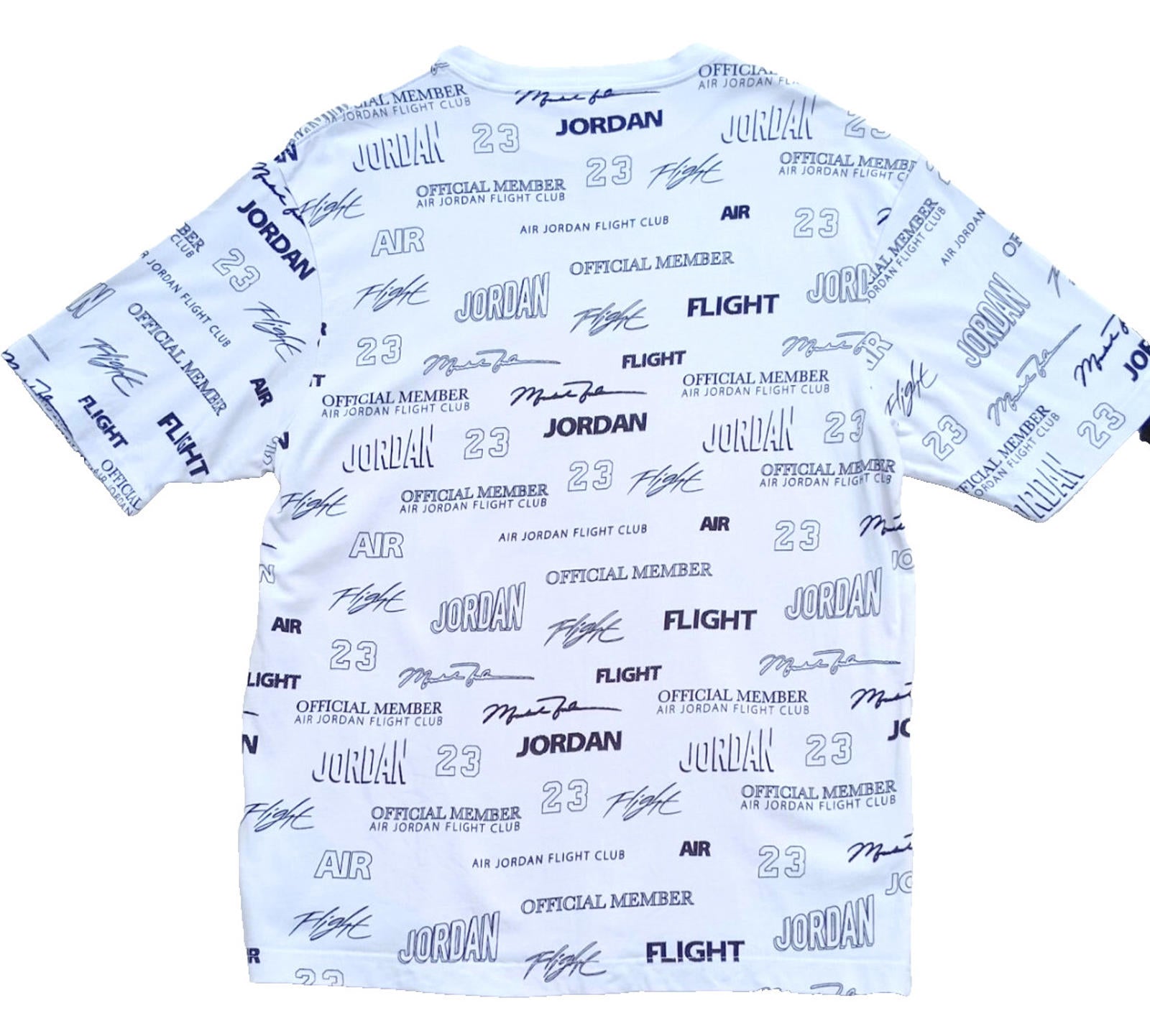 Nike Air Jordon T Shirt Men's UK Size M White 100% Cotton Graphic Print