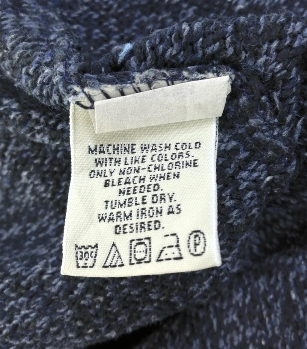 Eddie Bauer Grey Navy Knit Sweatshirt Jumper Men's Size XL Pullover
