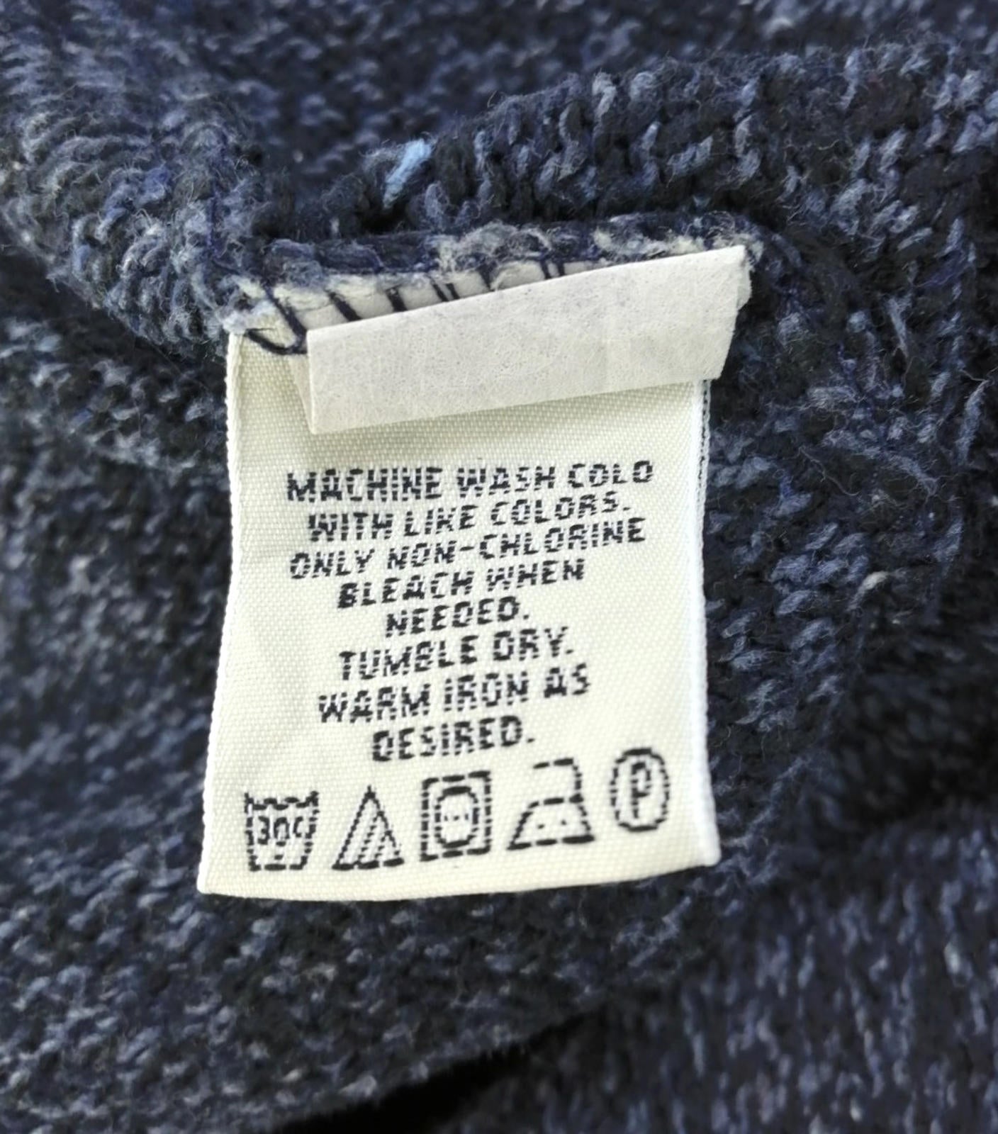 Eddie Bauer Grey Navy Knit Sweatshirt Jumper Men's Size XL Pullover