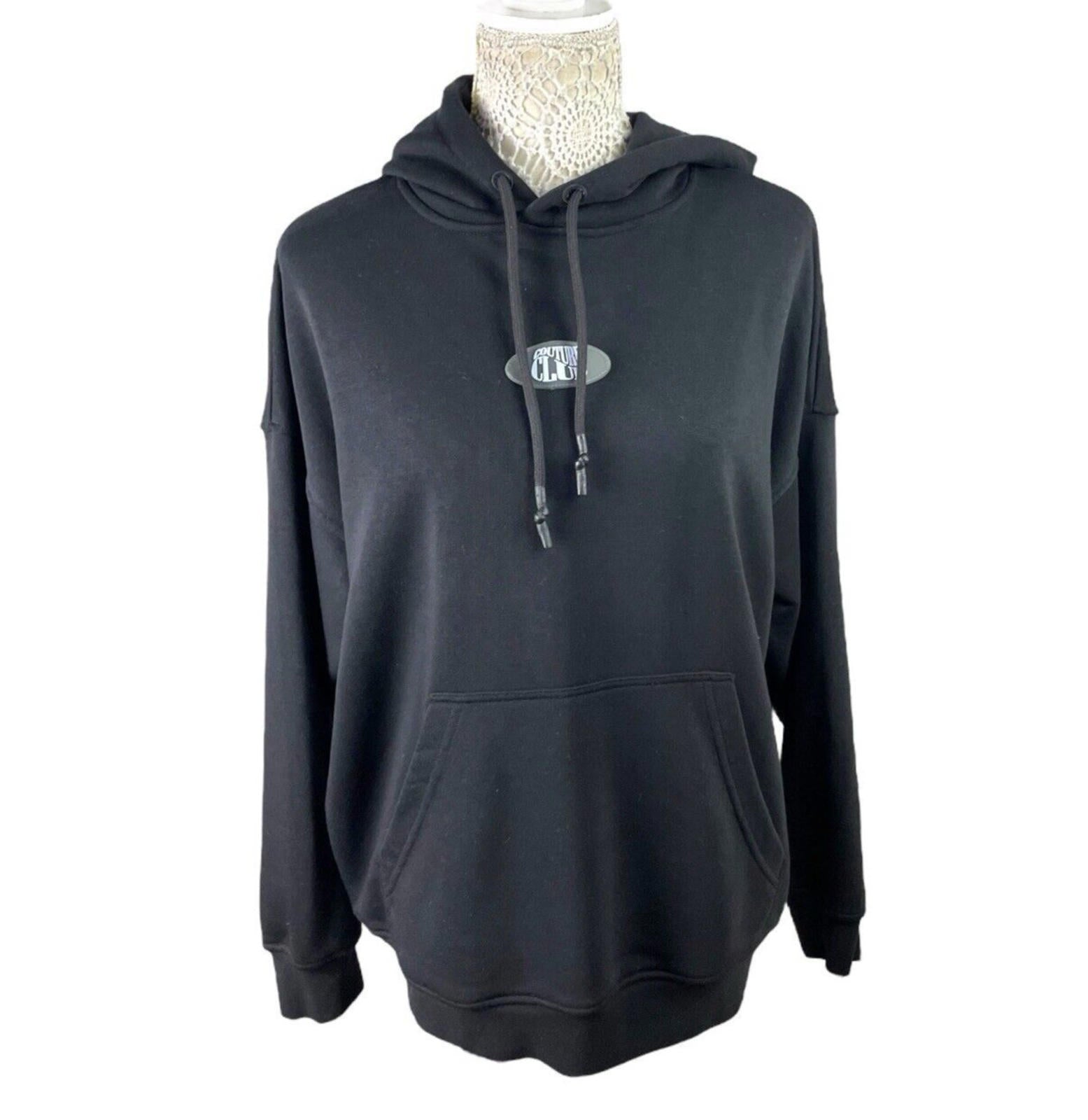 The Couture Club Black Oversized Hoodie Women’s UK Size XXS