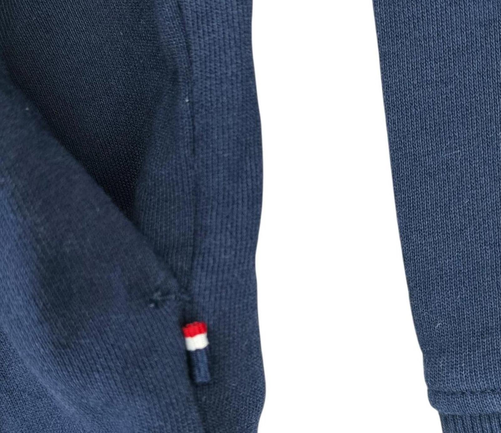 U.S. Polo Assn Sweatshirt Men's UK Size M Blue Jersey Jumper Cotton Pockets Zip