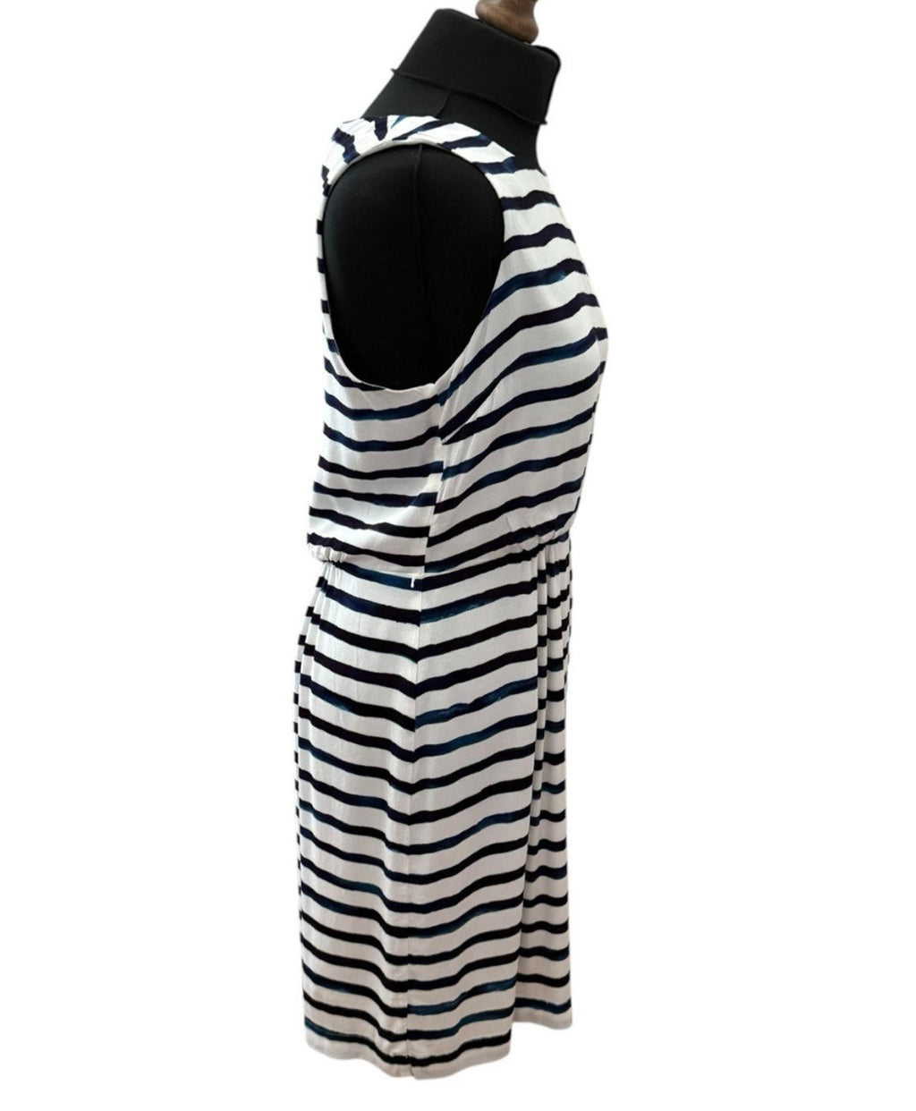 Joules Nautical Dress Knee Length Blue White Women’s UK Size 12