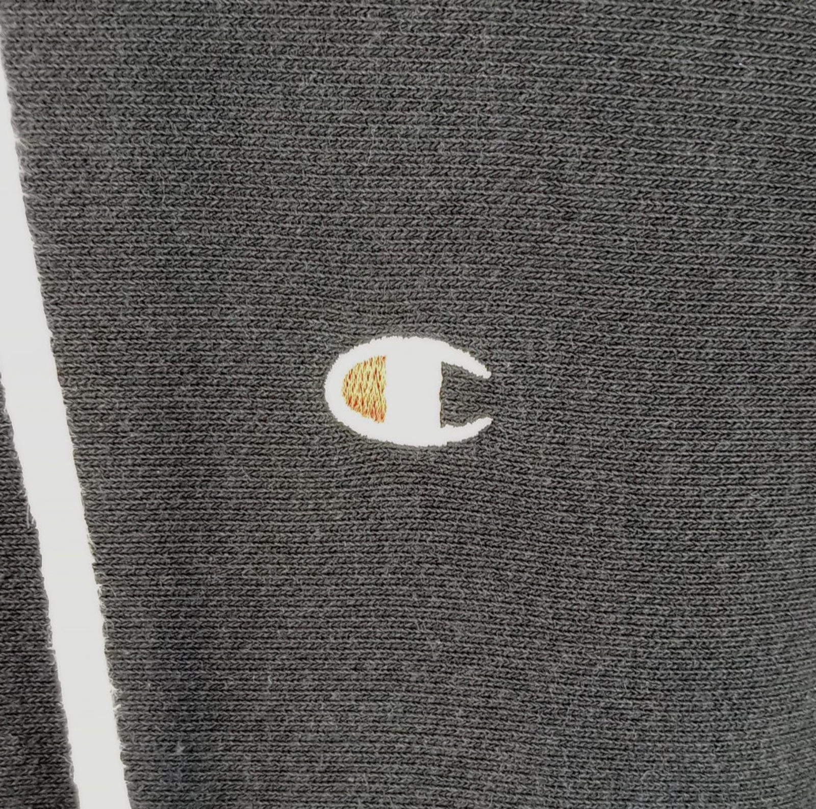 Champion Hoodie Men's UK Size S Black White Jersey Hooded Pockets Cotton Rich