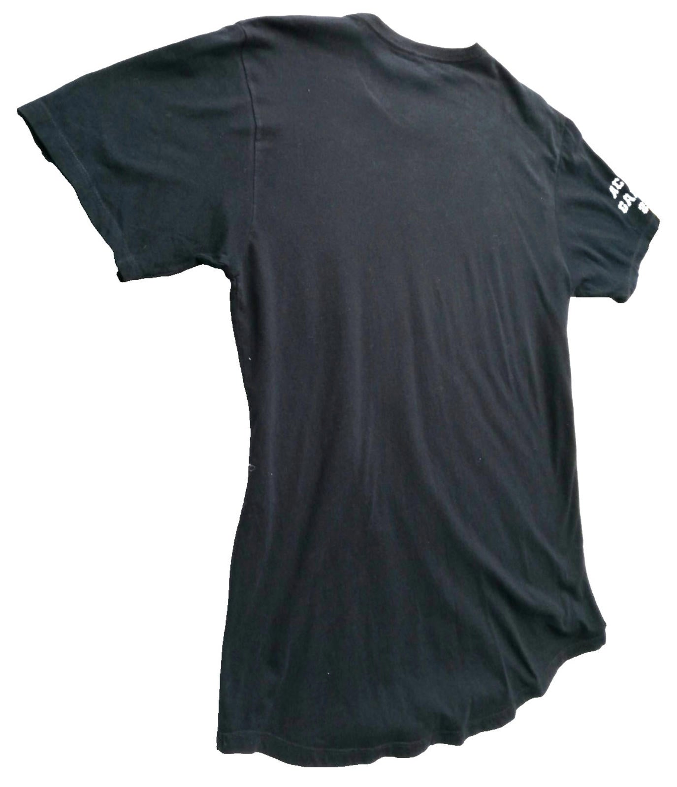Actual Garbage T-Shirt Men's Size L Black Crew Neck Graphic Print 2023