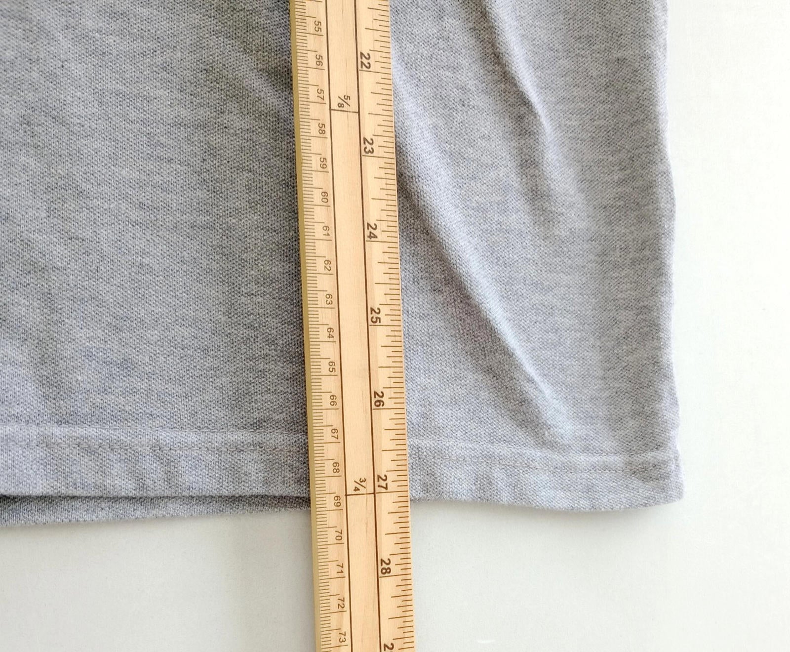 Next T-Shirt Men's UK Size L Grey Crew Neck Jersey Logo Striped Cotton Rich