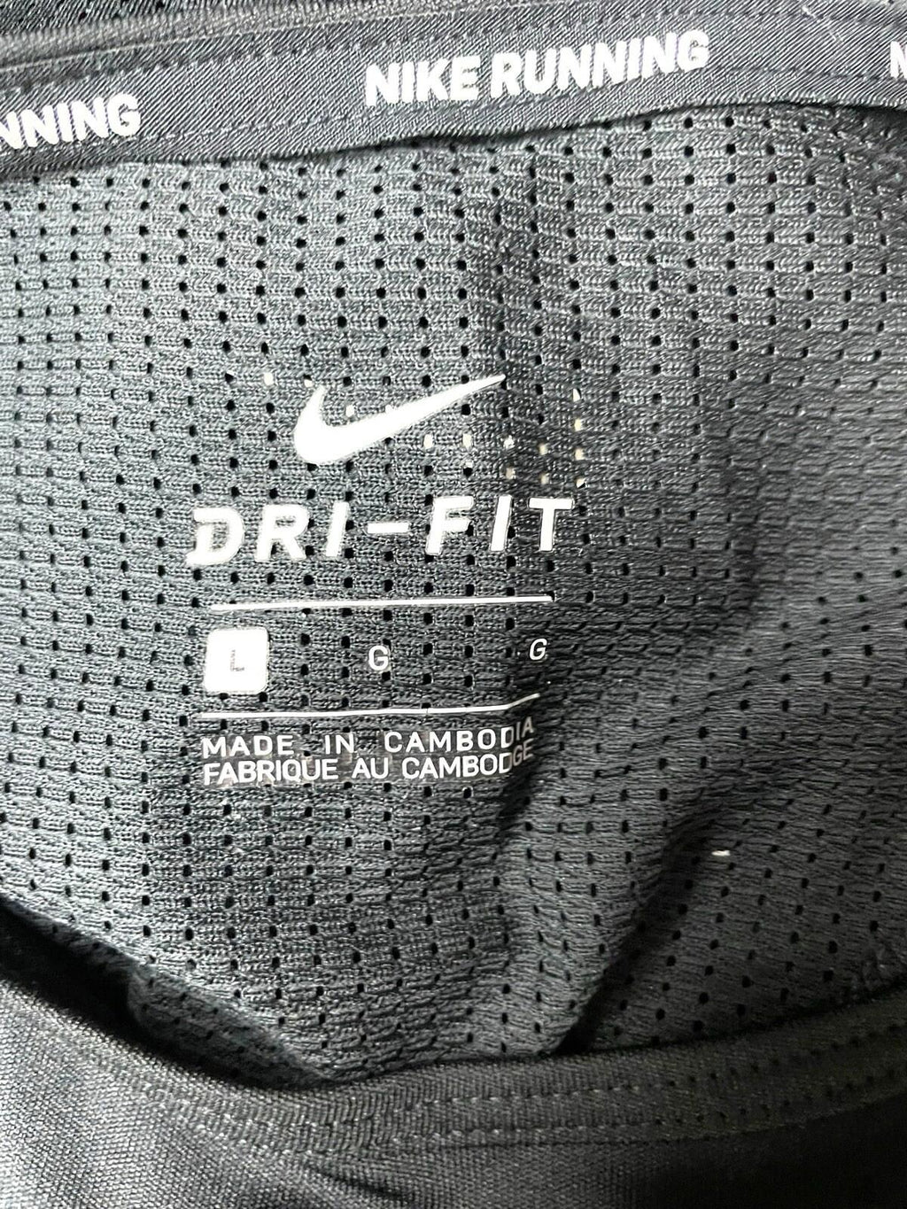 Nike Dri Fit Black Activewear Gym Vest Women’s UK Size L