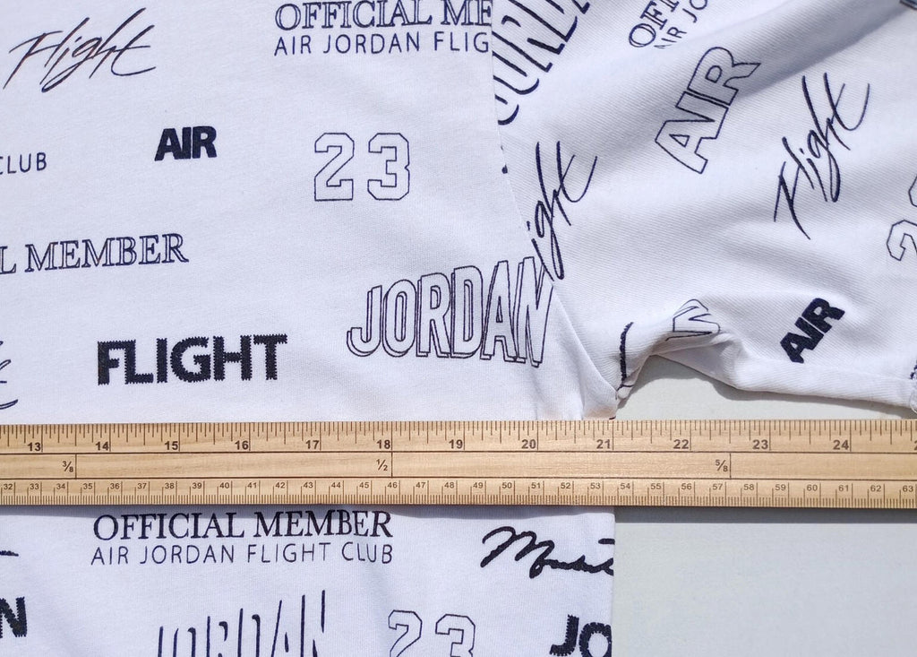 Nike Air Jordon T Shirt Men's UK Size M White 100% Cotton Graphic Print