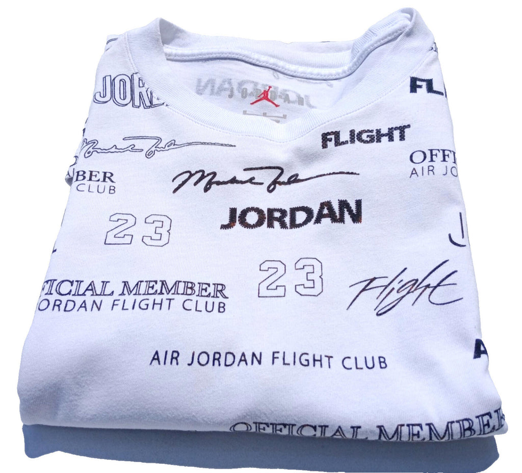 Nike Air Jordon T Shirt Men's UK Size M White 100% Cotton Graphic Print
