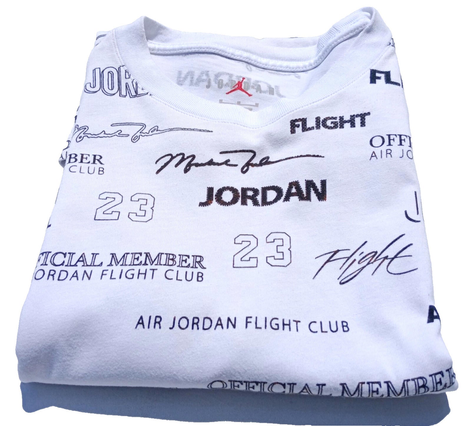 Nike Air Jordon T Shirt Men's UK Size M White 100% Cotton Graphic Print