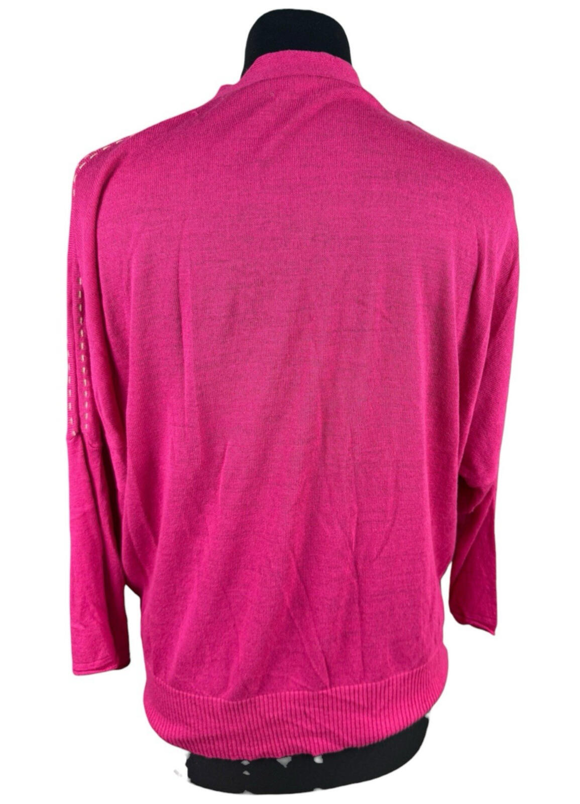United Colours of Benetton Cardigan Women’s UK One size Lightweight Bright Pink