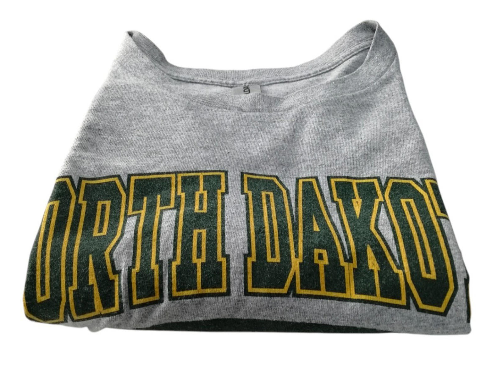 North Dakota Baseball USA Graphic Print T-Shirt Men's Size XXL Grey Crew Neck