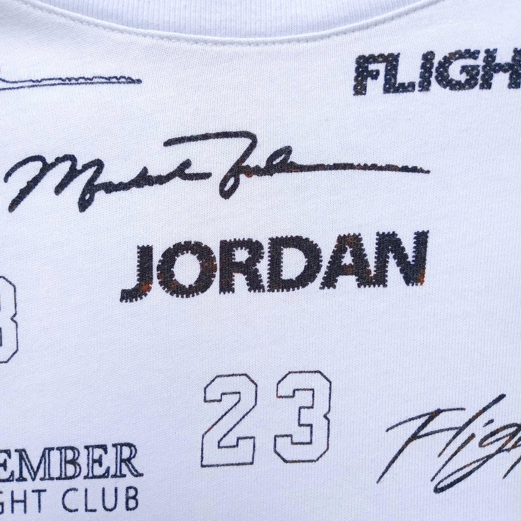 Nike Air Jordon T Shirt Men's UK Size M White 100% Cotton Graphic Print