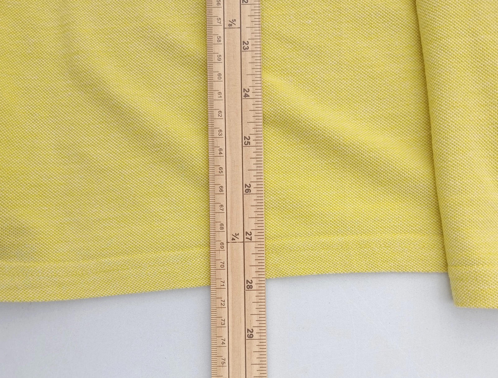 Hugo Boss Polo Shirt Men's UK Size L Yellow Short Sleeve 100% Cotton Easy Care