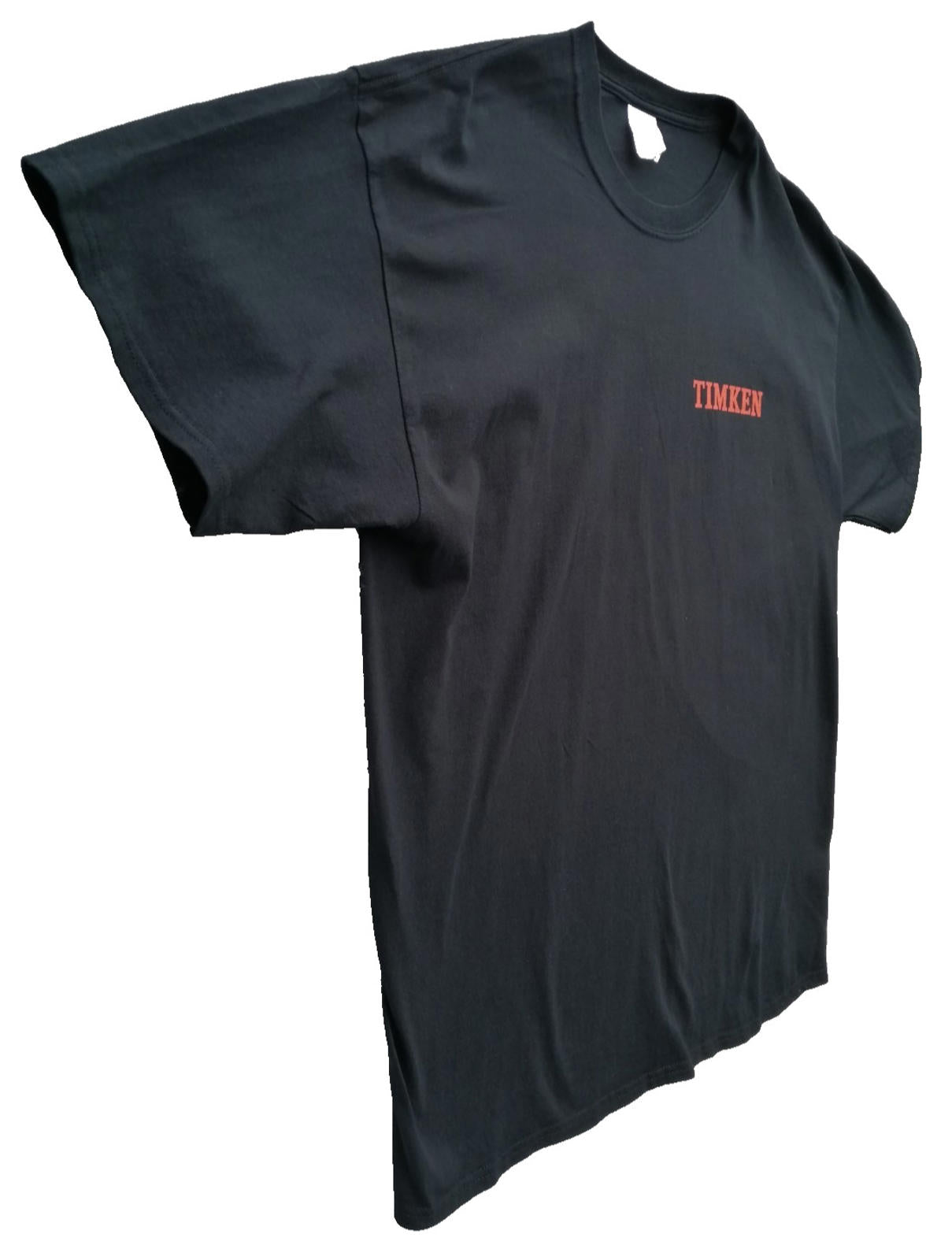 USA Transport Graphic Print T-Shirt Men's Size XL Black Crew Neck 100% Cotton