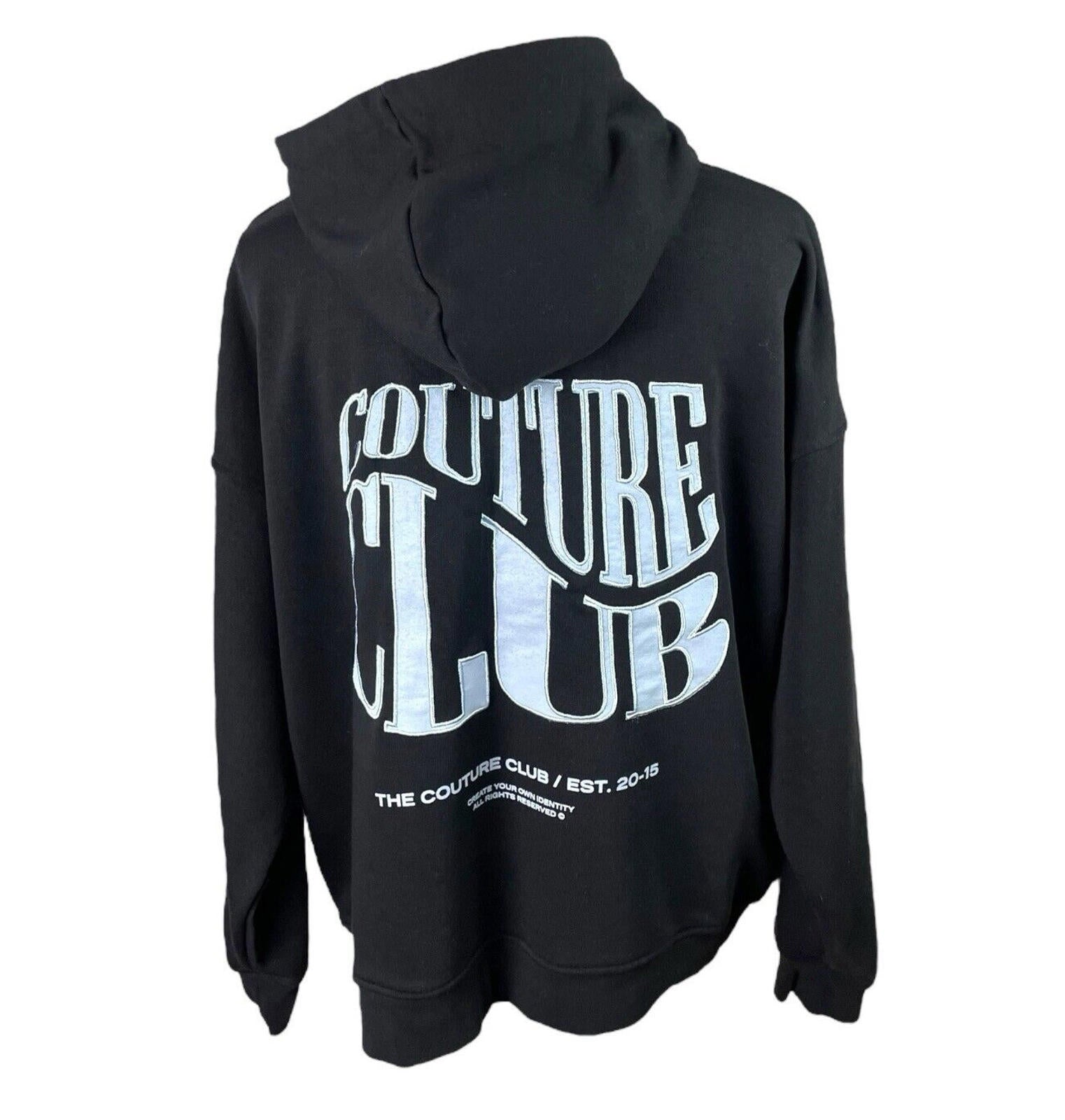 The Couture Club Black Oversized Hoodie Women’s UK Size XXS